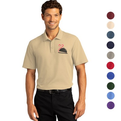 Port Authority SuperPro React Polo w/ Screen Print 5 oz.